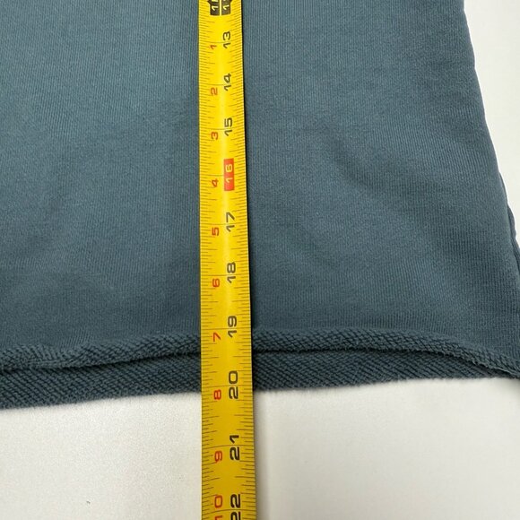 Levi's Sportswear LVC Sweatshirt Medium 20.5x19.5 Blue Cropped Mock Neck - Picture 8 of 10